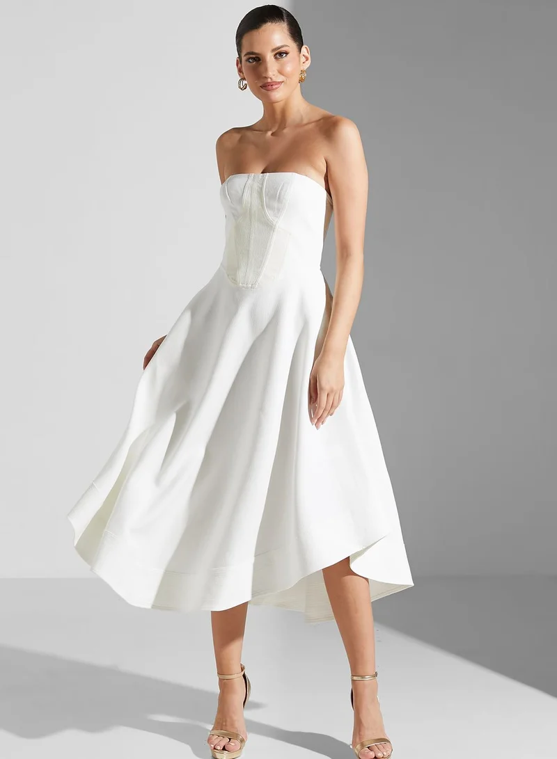 Cmeo collective Bardot Tiered Dress