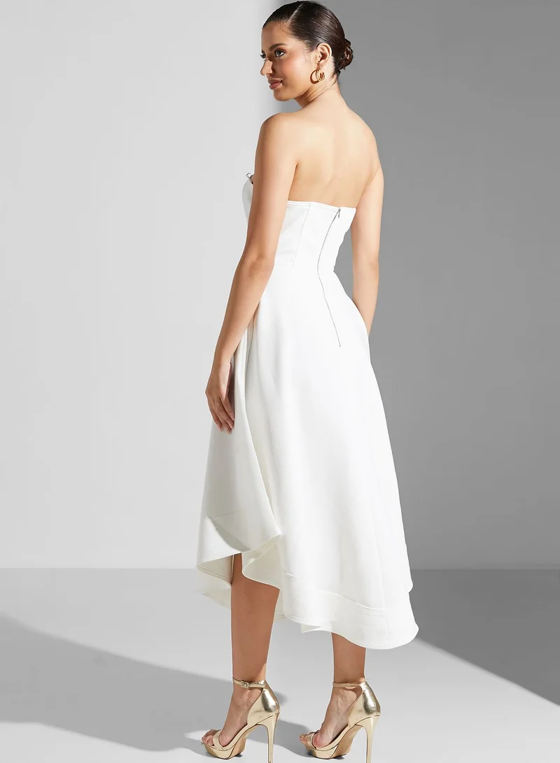 Cmeo collective Bardot Tiered Dress