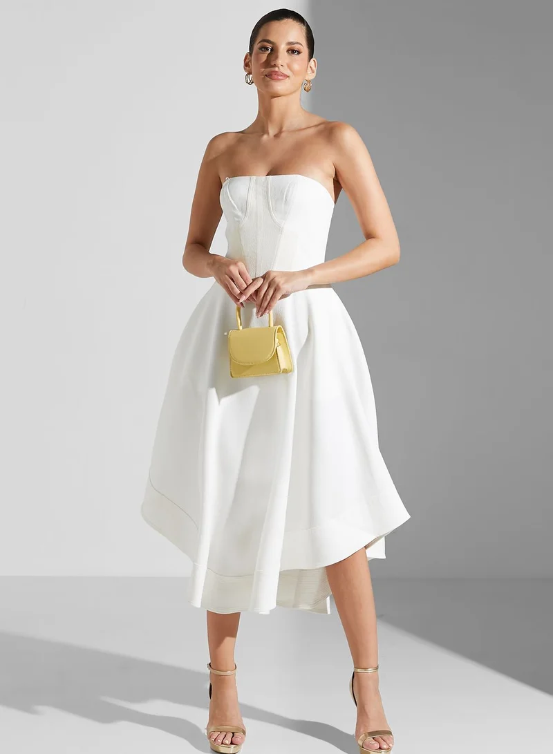 Cmeo collective Bardot Tiered Dress