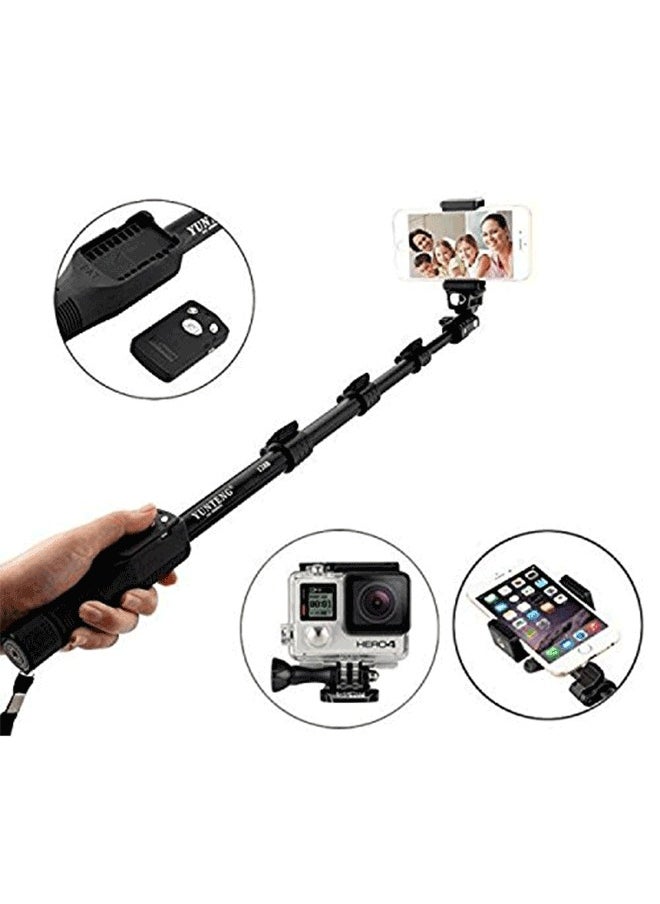 Generic - YUNTENG Extendable Selfie Stick with Bluetooth Remote and Tripod Stand - Image 1