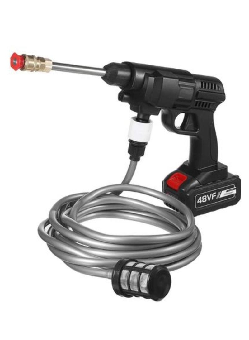 Portable 48V 25000mAh 30Bar Cordless High Pressure Car Washer with Nozzles Water Gun Set Garden Cleaning Jet Car Washing Machine - Image 1