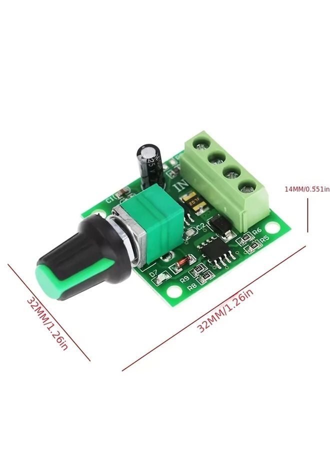 PWM DC Motor Speed Controller 5PCS 1 8V 12V 2A Compact Design For PC DIY Projects - Image 4
