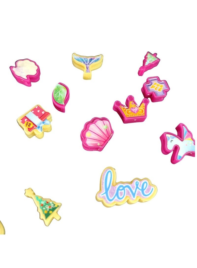 Jewelry Making Kit - Arts and Crafts for Girls Ages 3-7, Toys - Necklace Creative DIY Kit, No Wire Required - Image 5