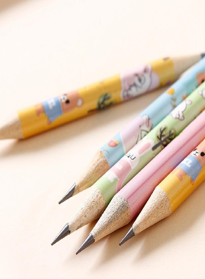 24 Pcs Pencil and Pack of 2 Cartoon Cutter Shaped Design Eraser Set for Birthday Return Gift (Pencil + Peace Cake) - Image 3