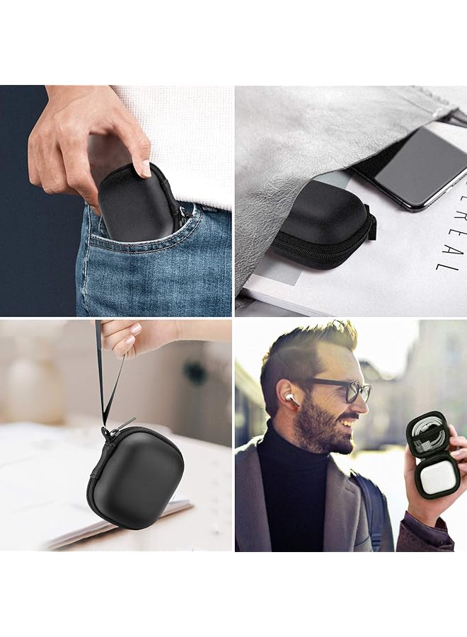 Procases Airpods 3 2021 Airpods Pro 1St 2Nd Jabra Elite 75T Beats Studio Buds Case Hard Shockproof Eva Travel Carrying Earbuds Storage Bag For Airpods 3 Pro Jabra Elite 75T Earphones Black - Image 5