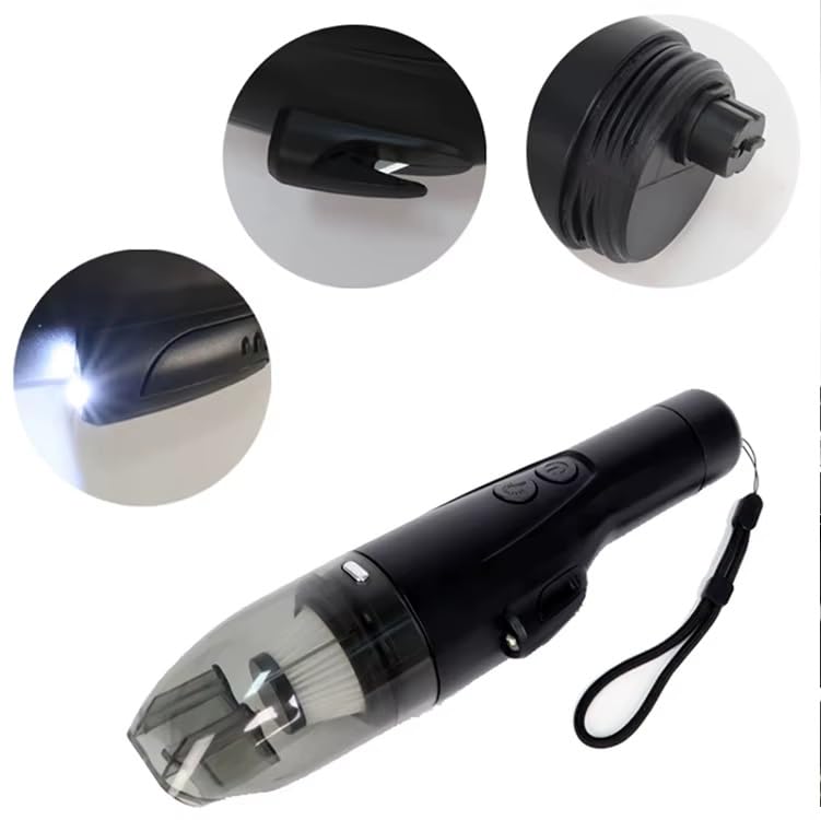 WHITESTARALL Portable Wireless Vacuum Cleaner with Blower & Suction | 2 Modes | Handheld Lightweight for Car | Home | Office | Foldable Design (White Drum Long Stick & Short Convertible Suction 15,000pa) - Image 3