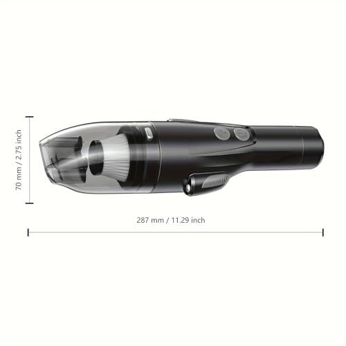 WHITESTARALL Portable Wireless Vacuum Cleaner with Blower & Suction | 2 Modes | Handheld Lightweight for Car | Home | Office | Foldable Design (White Drum Long Stick & Short Convertible Suction 15,000pa) - Image 4