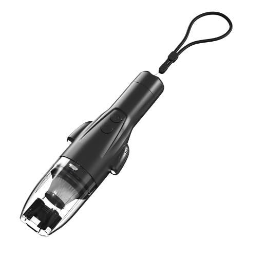 WHITESTARALL Portable Wireless Vacuum Cleaner with Blower & Suction | 2 Modes | Handheld Lightweight for Car | Home | Office | Foldable Design (White Drum Long Stick & Short Convertible Suction 15,000pa) - Image 1