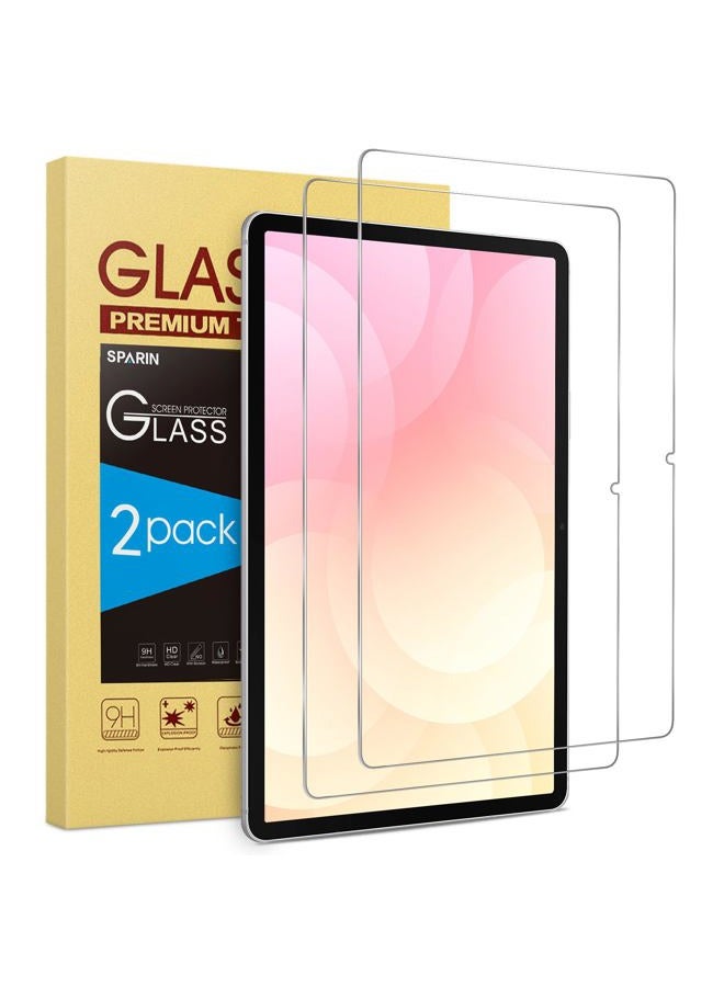 Sparin 2 Pack Screen Protector for Samsung Galaxy Tab S11/ S10 Lite/ S10 FE/ S9 FE/ S9, (11"& 10.9") Tempered Glass Compatible with S Pen, Case Friendly, Anti-Scratches - Image 1