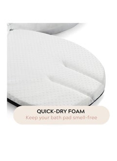 Excefore Baby Bath Pad for Sink, Soft Panda Cushion Mat Bath Seat for Sink Bathtub, Essentials Shower Gift for Infant Newborn, Black  - Image 4