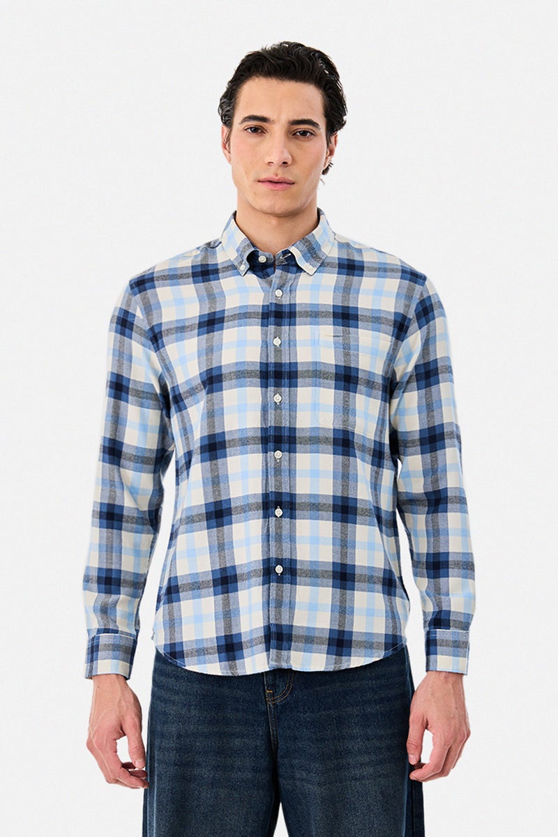 SNITCH Regular Fit Plaid Shirt - Image 4