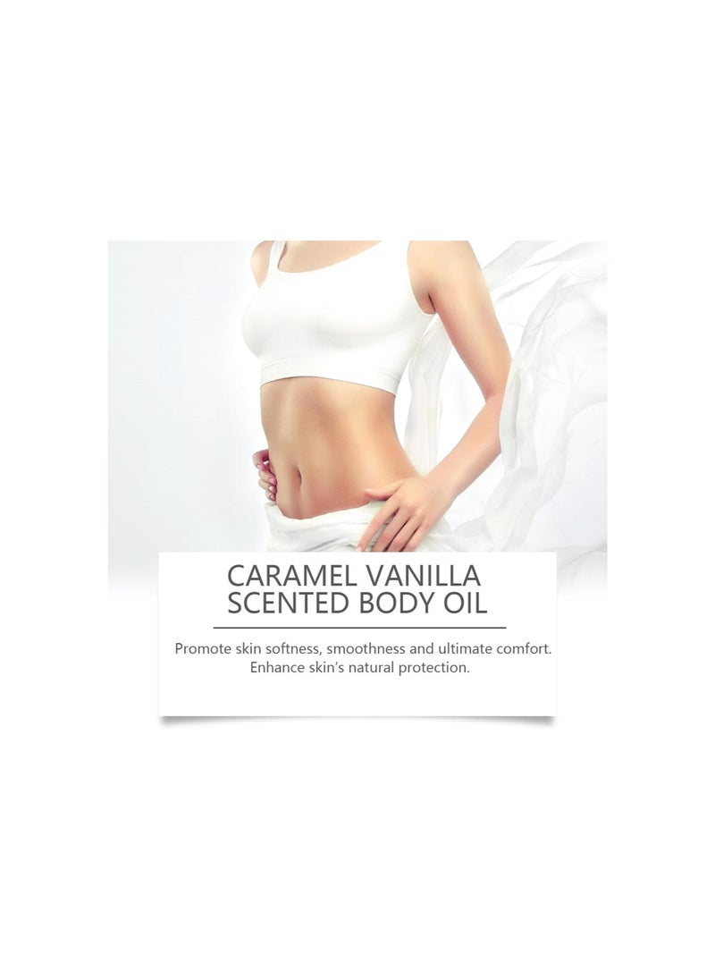 silvercnc - Orena Body Oil Caramel Vanilla,Orena Body Oil,Orena Caramel Vanilla Body Oil,Vanilla Body Oil,Orena Caramel Vanilla Scented Body Oil (3PC) - Image 1