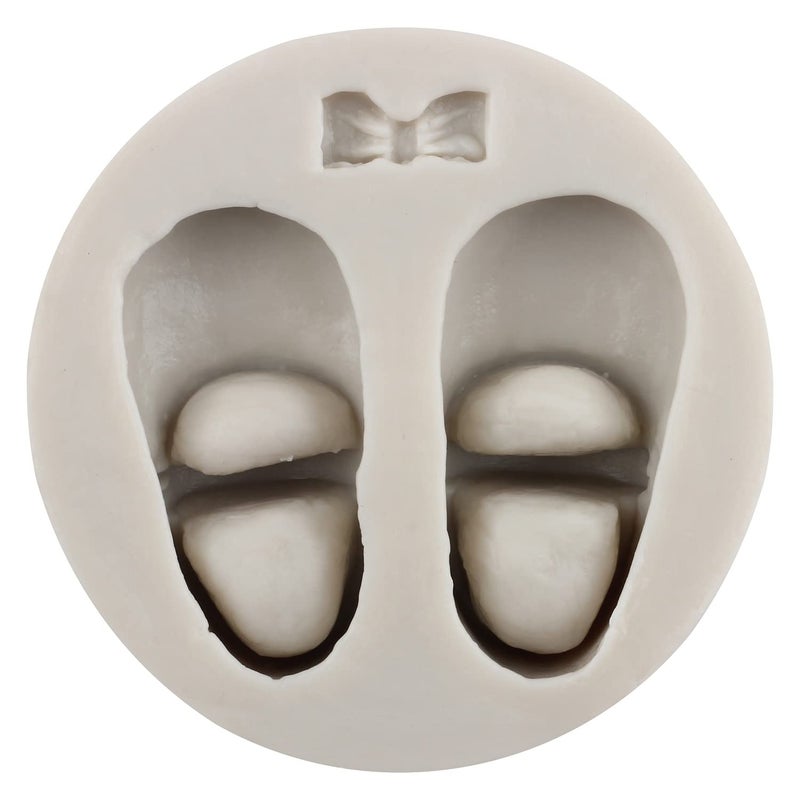 Sijiangmold Baby Silicone Mold Baby Shower Themed Cake Fondant Molds Baby Feet Baby Bottle Cradles Mold For Baby Birthday Cake Decorating Chocolate Gum Paste Polymer Clay Set Of 6 - Image 5