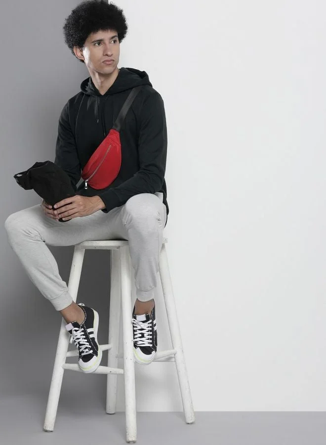 The Indian Garage Co  The Indian Garage Co Men Regular Fit Solid Round Neck Full Sleeves Sweatshirt  | Best Price UAE