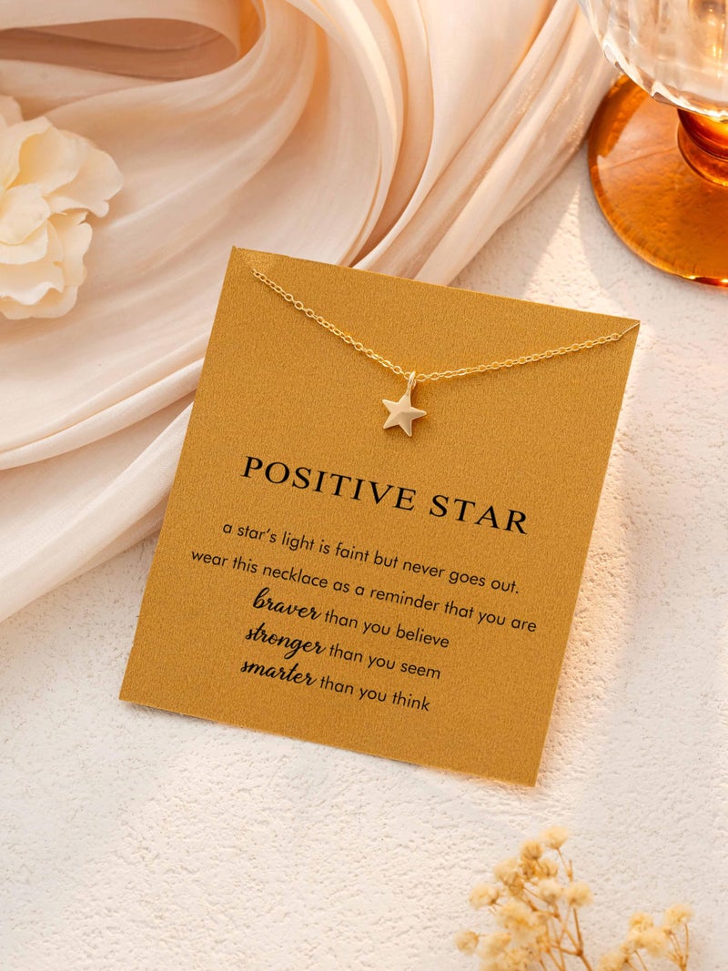 Baydurcan Gold Star Necklace Inspirational Gifts for Women Star Jewelry (Stars) - Image 5