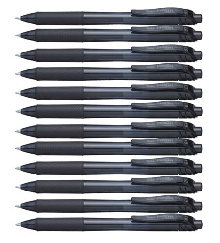 Pentel 798172 EnerGel-X RollerGel Retractable Gel Pens Bold Point Black Ink - Image 1