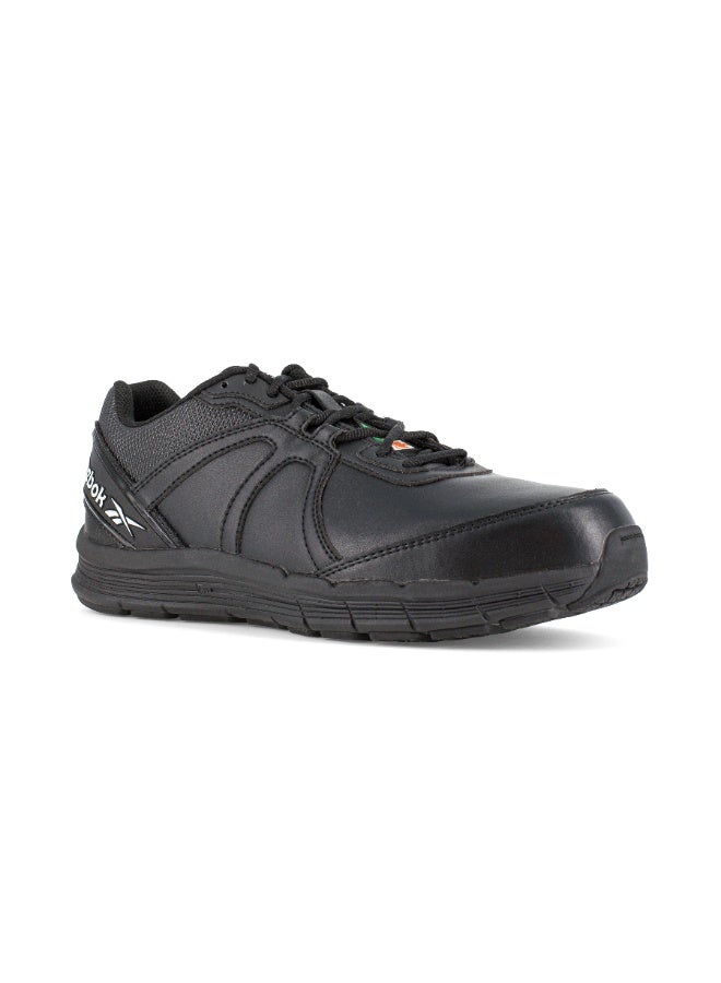 Reebok Work Guide Work | IB3501 – Black, Steel Toe Work Shoe with R52 Rebound Cushioning, MemoryTech Comfort & SRC Slip Resistance - Image 2