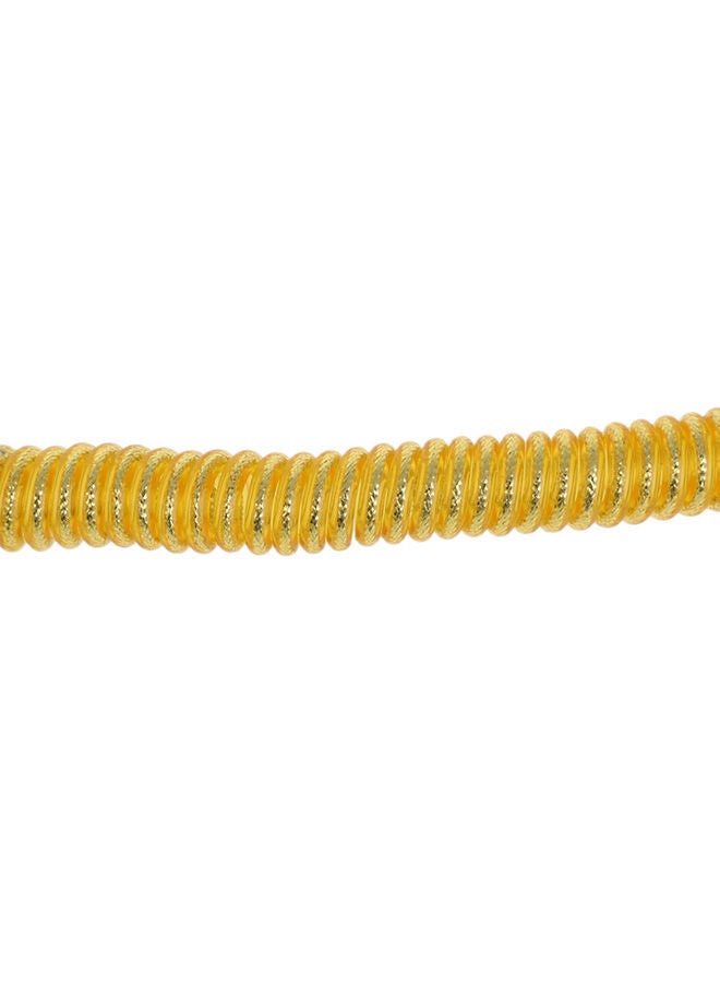 NIBEMINENT Flexible 3.5mm Car Jack M to Extend Stereo Audio AUX Cable Cord Yellow - Image 3