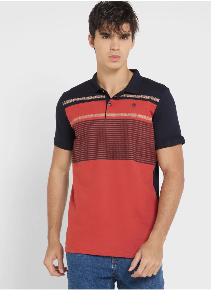 Robert Wood Short Sleeve Polo Shirt