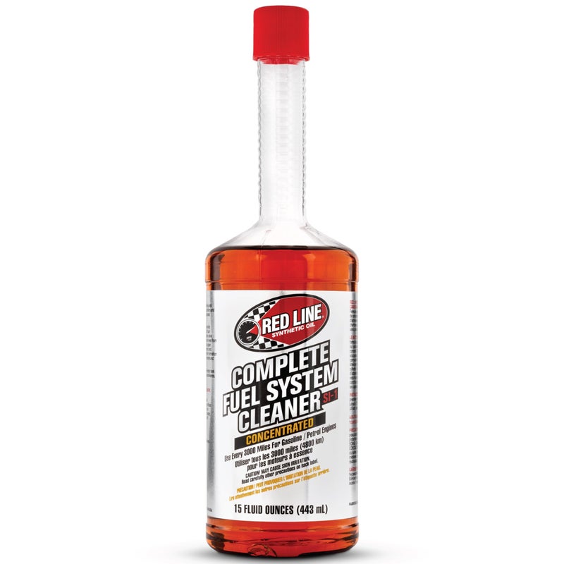 Red Line 60103 SI1 Complete Fuel System Cleaner  15 Ounce Fuel Injector Cleaner and Carburetor Cleaner for Corrosion Prevention and Injector Valve and Combustion Chamber Deposit Removal - Image 2