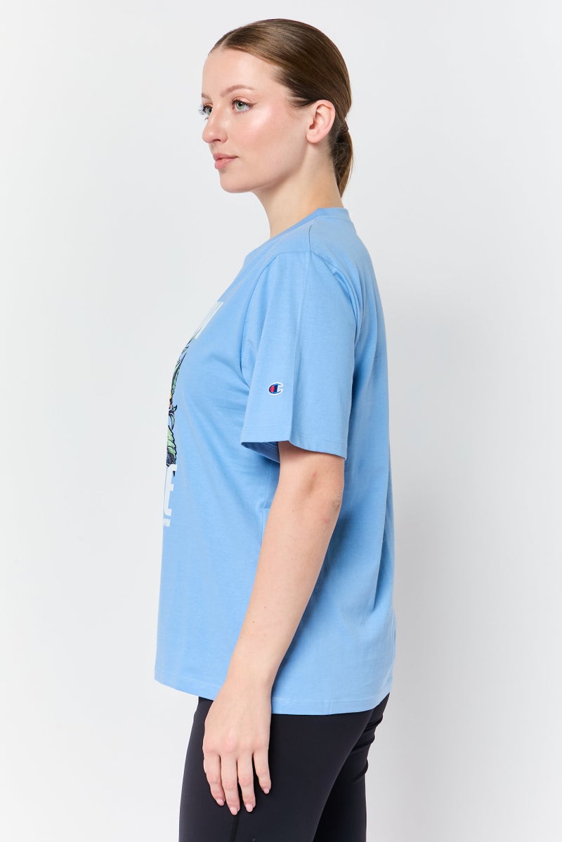 Champion Women Sportswear Fit Short Sleeve Purpose Outdoor T-Shirt, Dusk Blue - Image 2