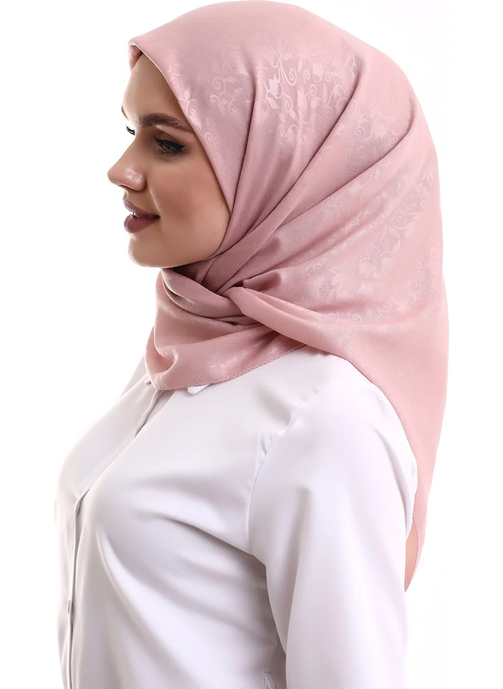 ايهفان اونلاين Kofra Patterned Head Scarf - Pink