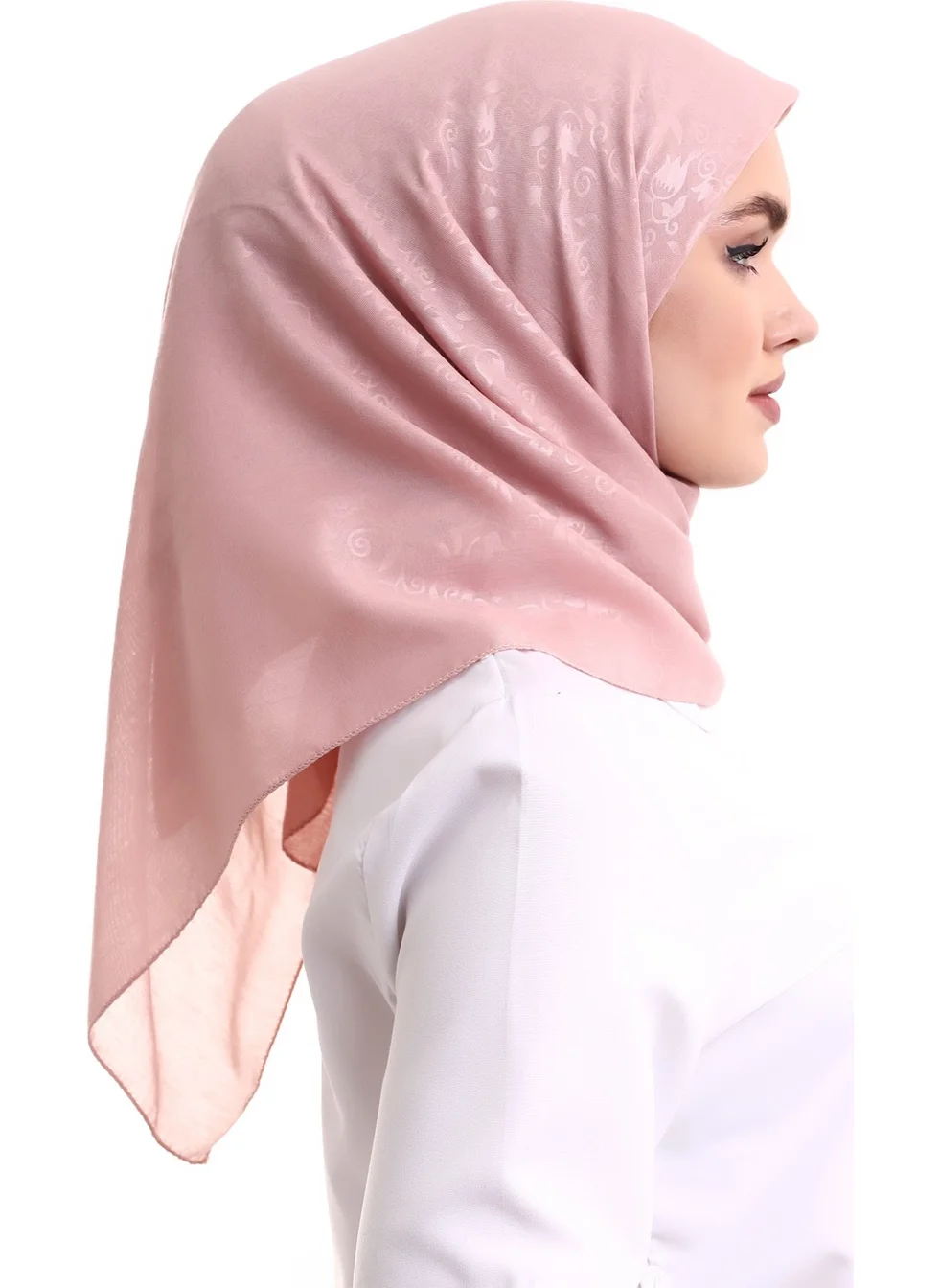 ايهفان اونلاين Kofra Patterned Head Scarf - Pink