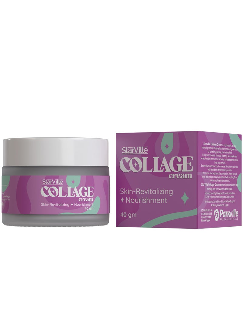 StarVille collage Cream - Image 1