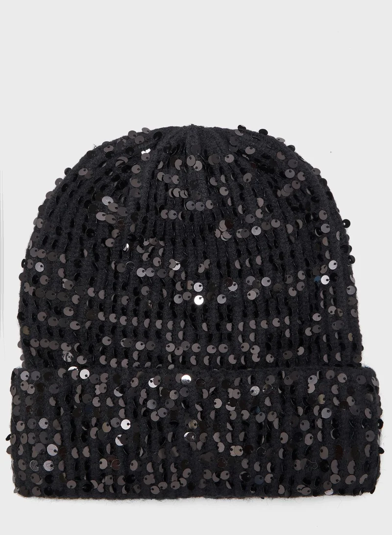 PIECES Indie Hood Beanie
