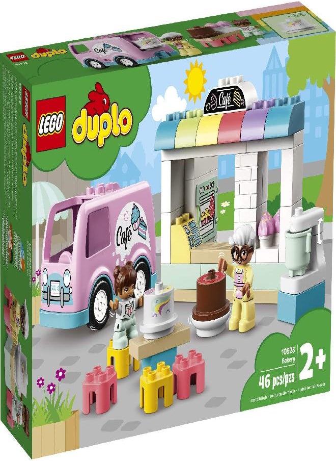 LEGO - LEGO DUPLO Town Bakery 10928 Educational Play Café Toy for Toddlers, Great Gift for Kids Ages 2 and Over (46 Pieces) - Image 1