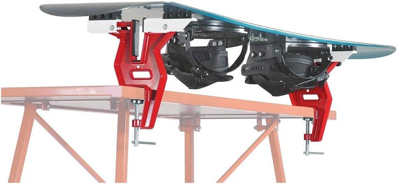 Swix Pro Snowboard Adjustable Aluminum Tuning Vise, Red - Image 2