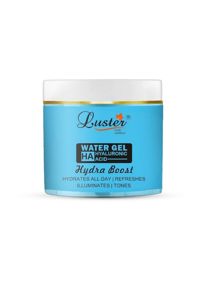 LUSTER جل الماء لستر هايدرا بوست مع حمض الهيالورونيك، البابايا، الألوة فيرا، الكيوي، البطيخ | جل ماء للوجه | مرطب يومي للوجه لجميع أنواع البشرة - عبوة من 2-100 جرام لكل منها - Image 2