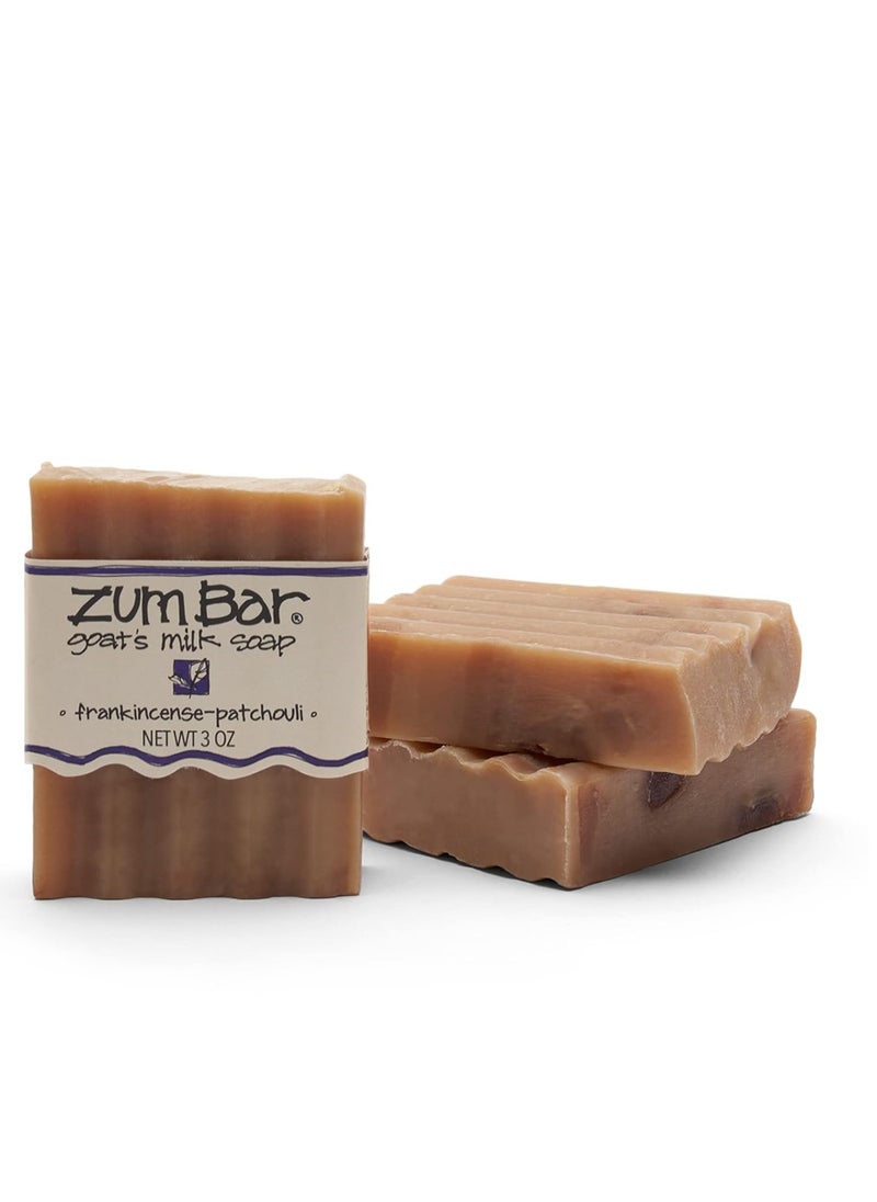 Zum Bar Goat's Milk Soap - Frankincense-Patchouli - 3 oz (3 Pack) - pzsku/Z76B1A00741000B5E9F9CZ/45/1741083808/5a9e19af-c367-4cb6-92d9-6c8621db72fd