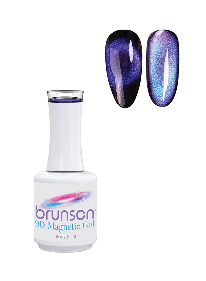 brunson Magnetic 9D Gel Polish 18ml Glossy Shine Gel Nail Polish Finish Long Lasting Soak off UV Gel Nal Polish for Nail Art French Manicure Pedicure Salon Quality Chip Resistant Gel Nail Extensions - Image 1