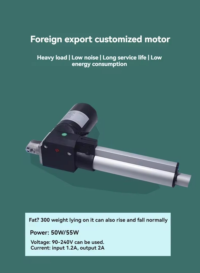 Electric Power Lifting Adjustable Bed Back Rest for Patient Back Lumbar Support, Assist Elderly to Get Out of Bed Easily, Removeable Bedrails with Pocket, 220lbs Capacity - Image 2