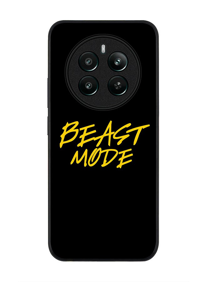 Stylizedd Rugged Black edge case for Realme 12 Plus 5G / Realme 12 4G, Slim fit Soft Case Flexible Anti Drop TPU Gel Thin Cover -  Beast Mode - Image 1