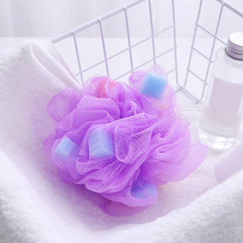 LABRIMP Colorful Large Soft Bath Balls 10pcs Mesh Bath Scrubber Shower Sponge Body Exfoliating Loofah for Men Women Bathroom Accessories Random Color - Image 4