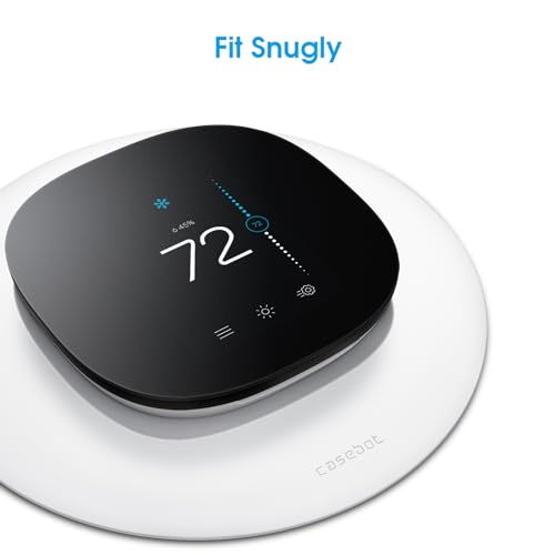 CaseBot Wall Plate for Ecobee3 Lite / Ecobee3 SmartThermostat, Practical Trim Kit, Easy Installation, Durable Polycarbonate Material, Stylish Design (White) - Image 5