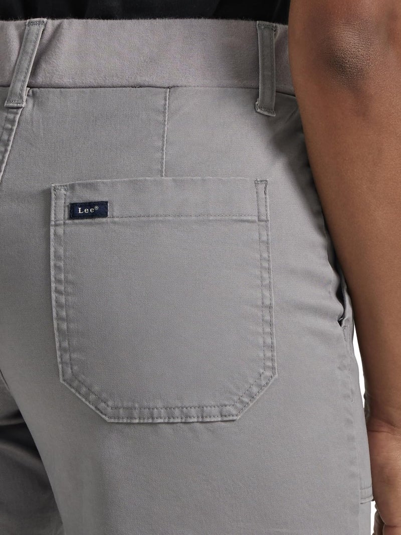 Lee Women's Ultra Lux Comfort with Flex-to-Go Utility Pant HD Gray 4 - Image 2
