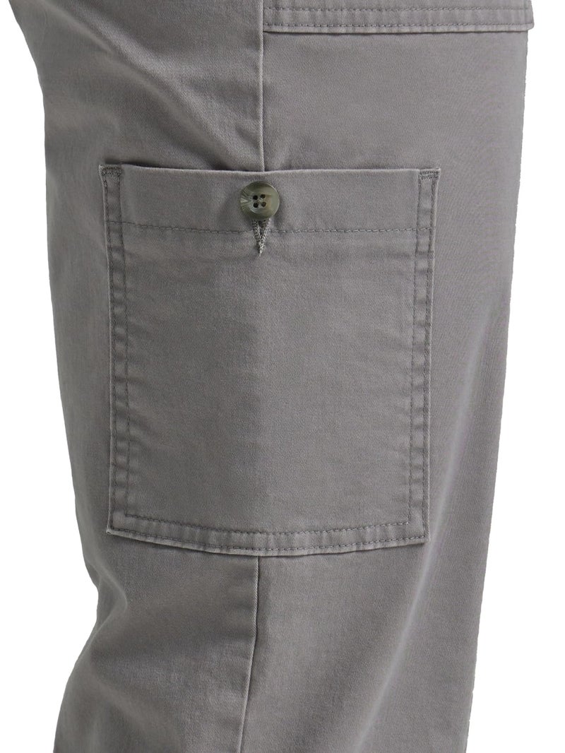 Lee Women's Ultra Lux Comfort with Flex-to-Go Utility Pant HD Gray 4 - Image 3