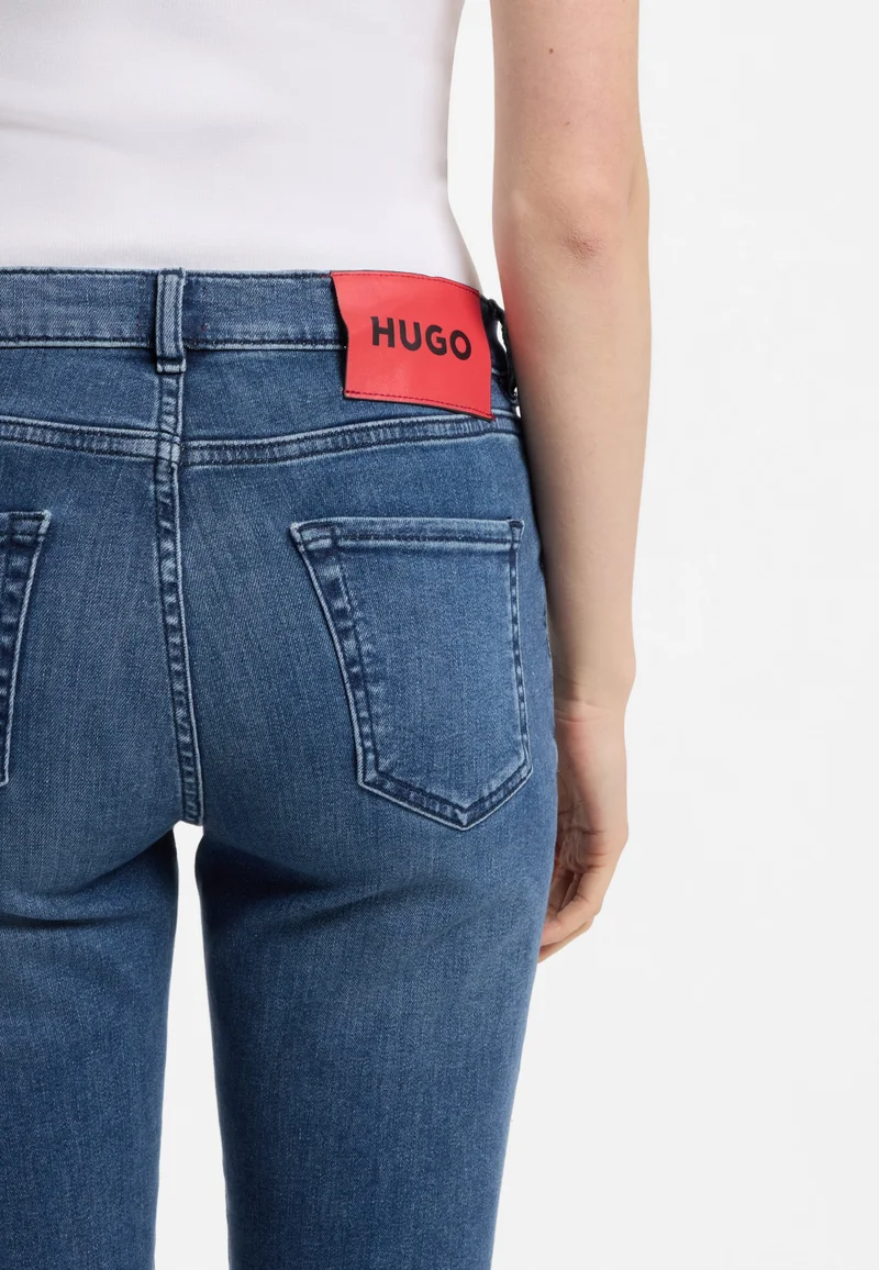 HUGO Blue Skinny-fit jeans in blue super-stretch denim for Women | Best Price UAE