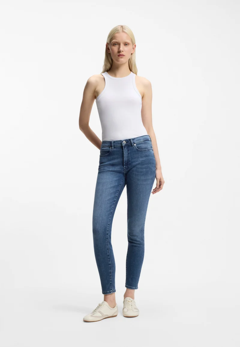 HUGO Blue Skinny-fit jeans in blue super-stretch denim for Women | Best Price UAE