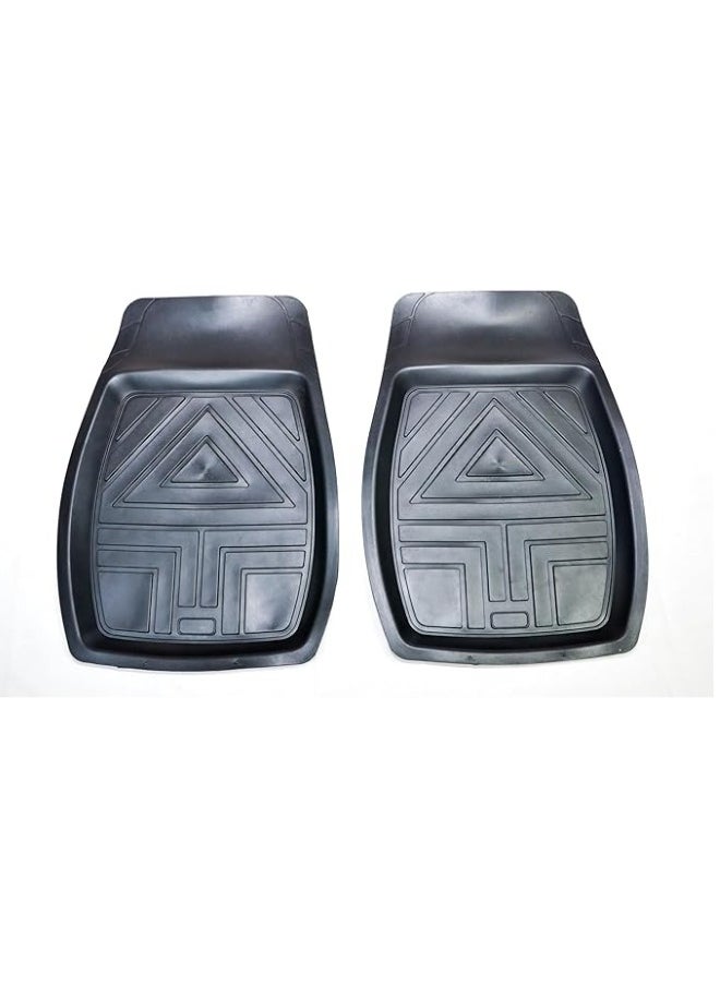 Generic - generic Car Floor Mats, Heavy Duty Front & Rear Rubber Cargo Mats Anti-Slip, Full Set Trimmable Contour Liners Universal Fit Car Protector Mats- 5PCS - Image 1