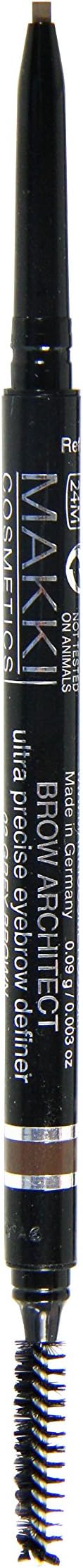 Makki Grey Brown Brow Architect Eyebrow Definer Pencil Matte Finish with brush fine strokes natural expression - Image 1