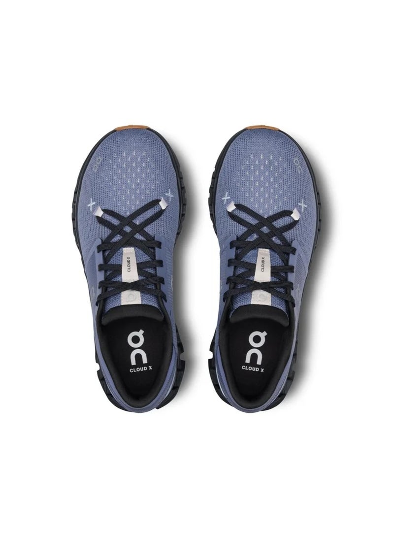 On Running Cloud X 4 Unisex Running Shoes - Feather Black - Image 5