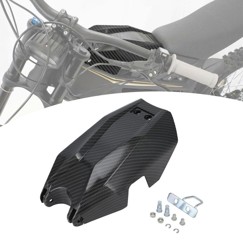 CHANGCHENG Motorcycle Battery Cover Battery Guard Protect Carbon Fiber Pattern for Talaria Sting MX3MX4 Electric Dirt Bike