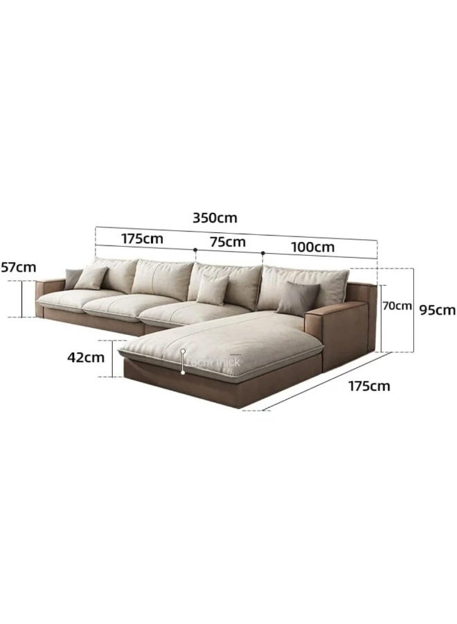 Modern L-Shaped Sectional Sofa - Image 2