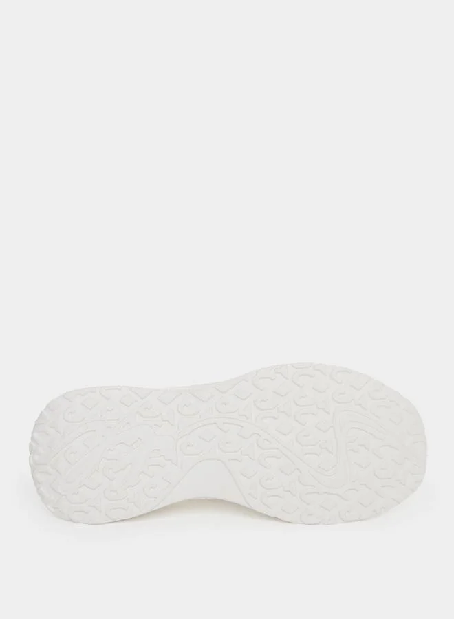 تايك تو Take Two Textured Lace Up Sneakers