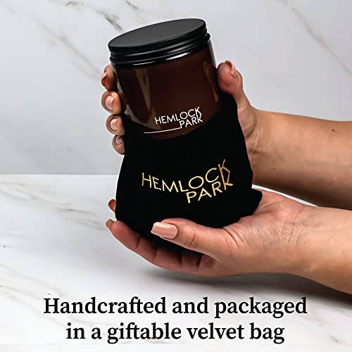 Hemlock Park Crackling Wood Wick Candle Handcrafted with Natural Coconut Wax (Standard 8 oz, Palo Santo) - Image 3