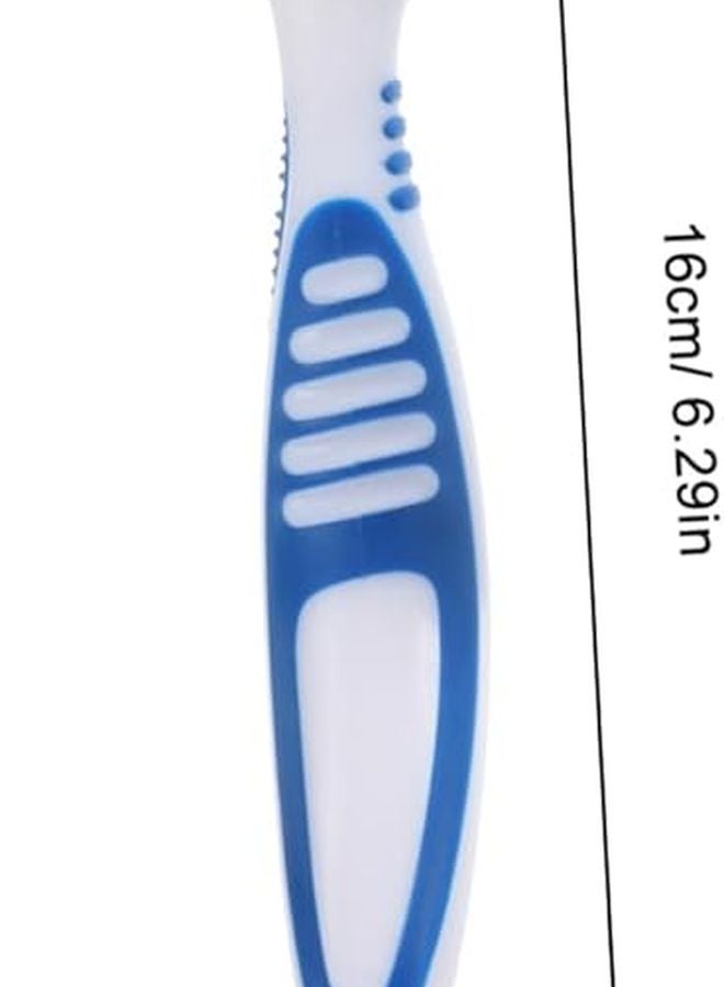 فرشاة أسنان الأسنان الاصطناعية بتصميم فرشاة مائلة وصندوق تخزين لسهولة التنظيف - Image 3